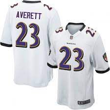 Men Baltimore Ravens 23 Anthony Averett White Nike Limited Player NFL Jersey